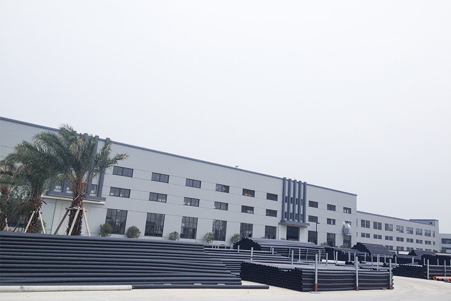 HDPE boru stoğu